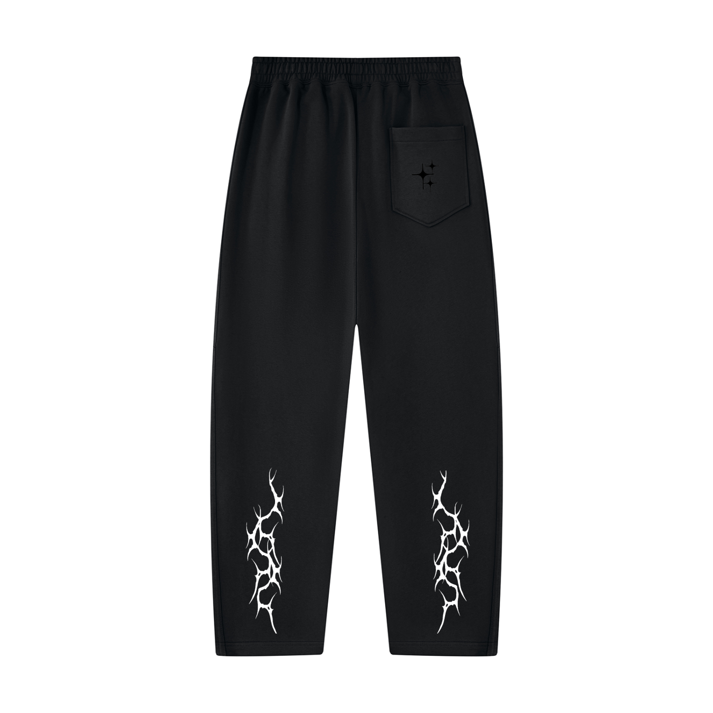 Unisex Tapered Straight Hem Sweatpants