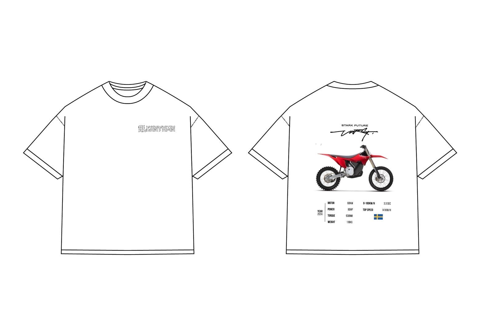 (PREORDER) Alcustoms stark varg tee
