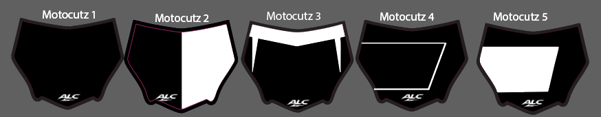 Motocuts Plate Decal (Design Yourself)