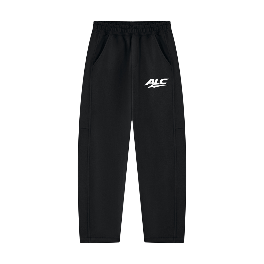 Unisex Tapered Straight Hem Sweatpants