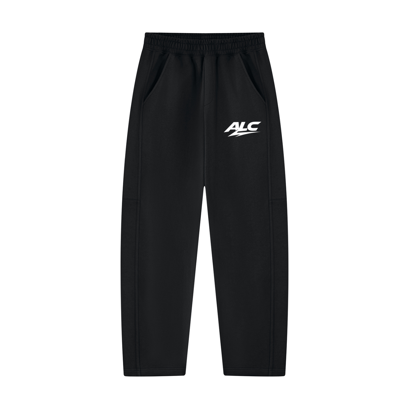 Unisex Tapered Straight Hem Sweatpants